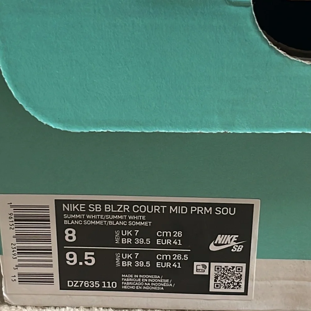 Nike db blazer court mid cream and white - Picture 5 of 5